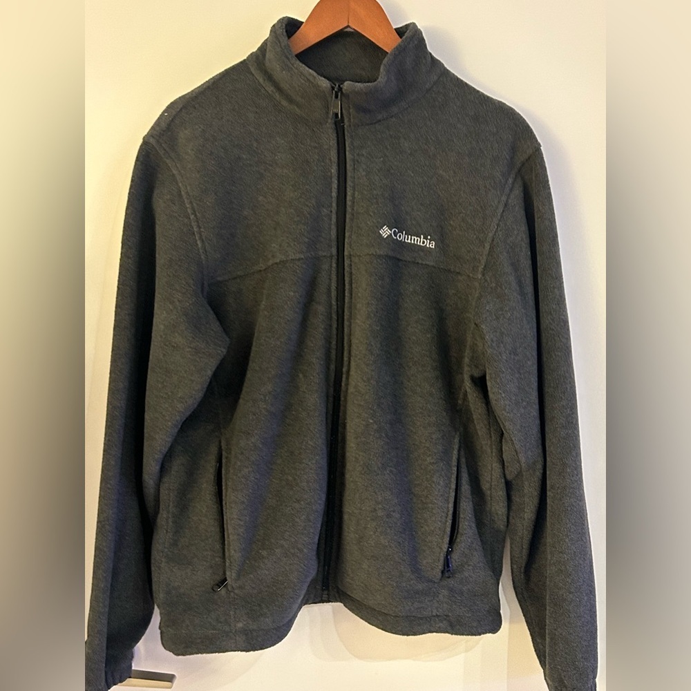 Columbia Full-Zip Fleece Jacket – Men’s Size M